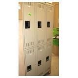 Employee Locker 2-Tier 6-Doors, Approx. 3