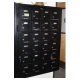 Global Industrial 6-Tier 24-Door Cell Phone Locker