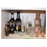 Assort. Beer Mugs & Glasses, Martini Glasses,