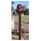 Rustic Cast Iron Farmhouse Dinner Bell 15" Dia.