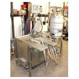 Specific Mechanical 3-Head Semi-Auto Keg Washer
