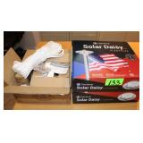 Flag Accessories; (2) Solar Daisy Flagpole Lights,