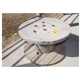 Wooden Cable Spool Table; 36" Dia. x 22"H