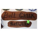 "Bull Creek Brewery" Wall Art Approx. 3