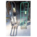 (2) Hand Trucks, Solid Tires