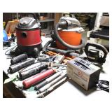 Assort. Lot; Shop Vacs, Grease Guns, Bolt Cutters,