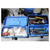 (2) SWF Tool Boxes w/Assort. Tools & Parts