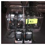 (9) Baofeng 2-Way Radios w/(2) Chargers
