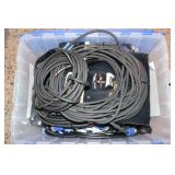 Lot of Assort. Speaker & Lighting Cables