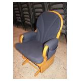 Foundations Lullaby Glider Rocker, Blue