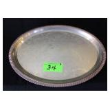 (3) Gadroon Edge Trays, 22" x 16"