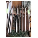 Serpentine Tables, 77" Outside, 29" Inside