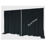 Drapes for Pipe & Drape, White (21) Sections 14