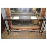 (2) Console Tables (2) Coffee Tables Metal w/Glass