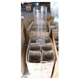 Assort. Vases; 6"x20", 3-1/2", Shades