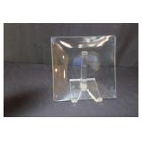 Square Crystal Plates, 8" (530)