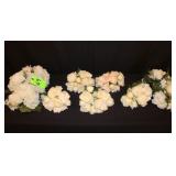 (5) Faux Bridal Bouquets, (2) Faux Arch Pieces
