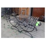 (2) Backless Benches, Iron, Approx. 45" x 18"H
