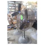(2) 30" Global Pedestal Fans