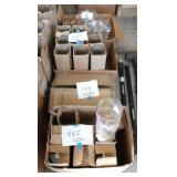 Assort. Vases; 4"x8", 4"x12", 4"x16", 9" Bowls