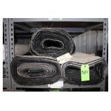 (4) Carpets, Black 30" x 6