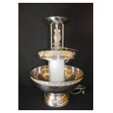 Champagne Fountain, Silver Plated w/Silver Accents