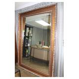 Ornate Beaded Mirror, Approx. 7