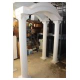 Arch, White Resin, Approx. 88"T x 73"W