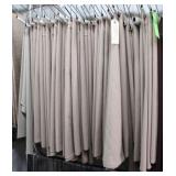Table Cloths, 120" Round, Khaki - Jomar (24)