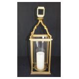 (10) Gold Metal Lanterns, 22"T