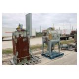 Lot (1) Auldor Blast Cabinet, (1) Dust Collector,