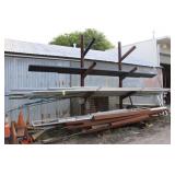 Material Rack 12'10'H x 7'W with Contents;