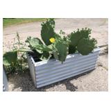 (2) Custom Cactus Planters Approx 4'W x 19' x