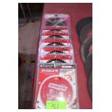 Assort Circular Saw Blades; (5) Diablo 7-1/4'40T,