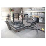 Shopbuilt Equipment Trailer, Single Axle, 8' x 7'W