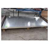 (9) Aluminum Sheets 8' x 4'; (8) 1/8', (1) 1/4'