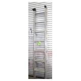 Werner 16' Aluminum Extension Ladder, 225 Lb Cap