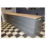 (10) Lacasse 3-Drawer Horizontal Files 3' x 18' x