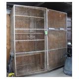 Security Cage Approx. 96'W x 37'D x 94'H, 2-Door