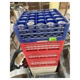 (7) Glass Racks