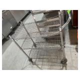 3 tier metal rolling cart