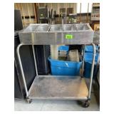 Rolling Condiment cart