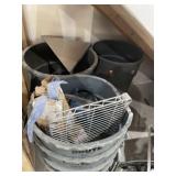 4 Brute Trash cans