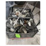 2 totes of casters