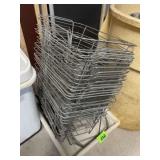 Stack of wire chafer racks