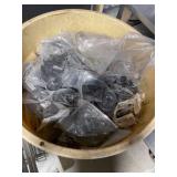 bucket of shelf clips