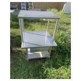 Stainless Equipment stand w/ shelf