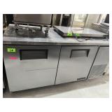True 2 door Undercounter cooler