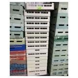 17 assorted dish and glass racks