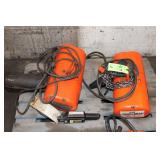 (2) CM Chain Hoists; (1) 1/2 Ton, (1) 1/8 Ton